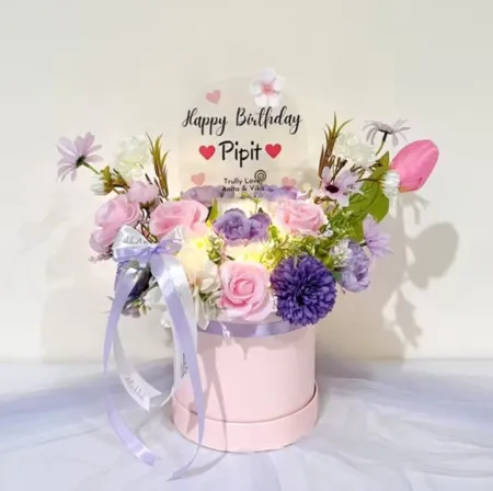 Bloom Box Akrilik Ucapan Ulang Tahun Belitung Timur