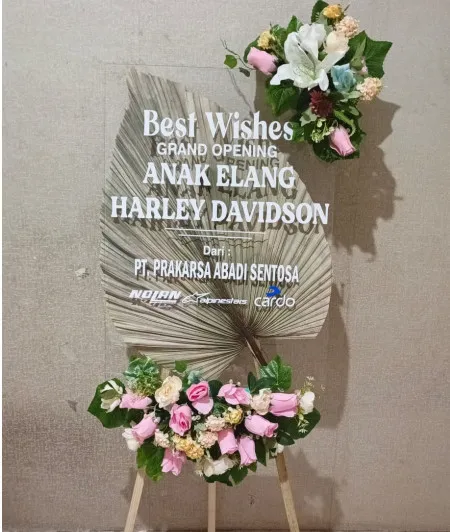 Papan Akrilik Ucapan Grand Opening Belitung Timur